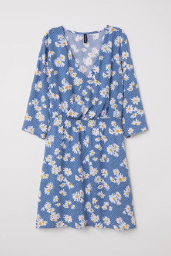  Rochie cu decolteu in V