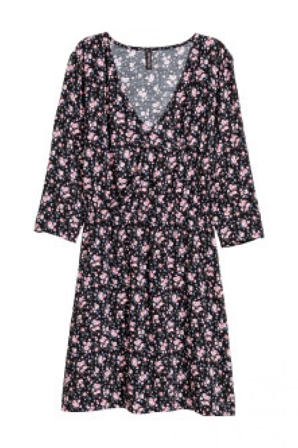  Rochie cu decolteu in V