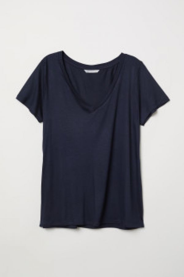  Tricou cu decolteu in V
