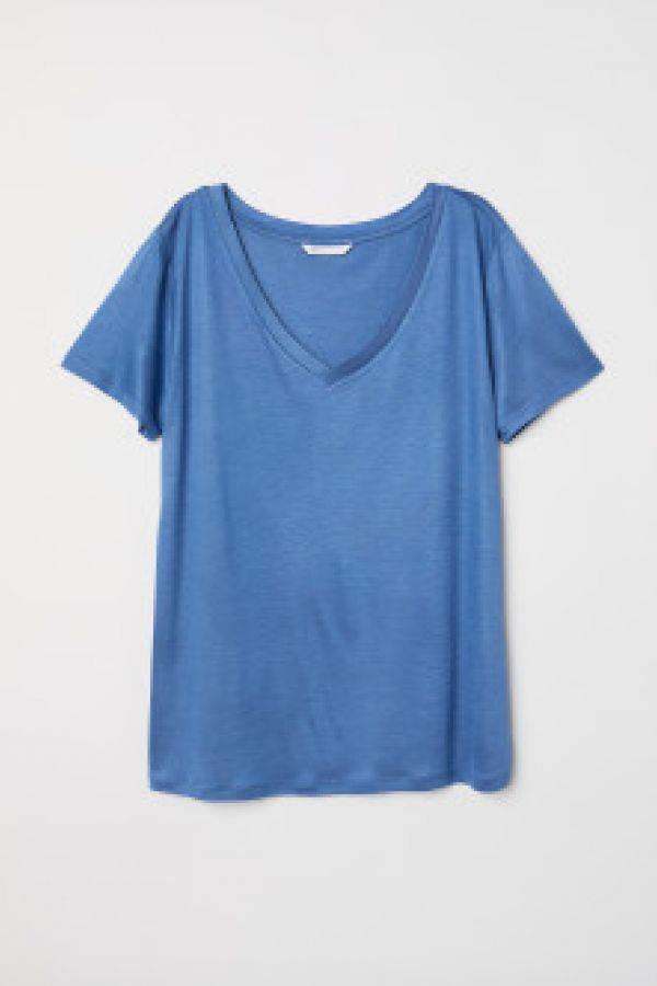  Tricou cu decolteu in V