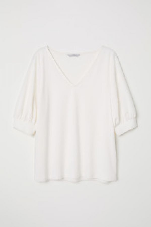  Bluza cu maneci bufante