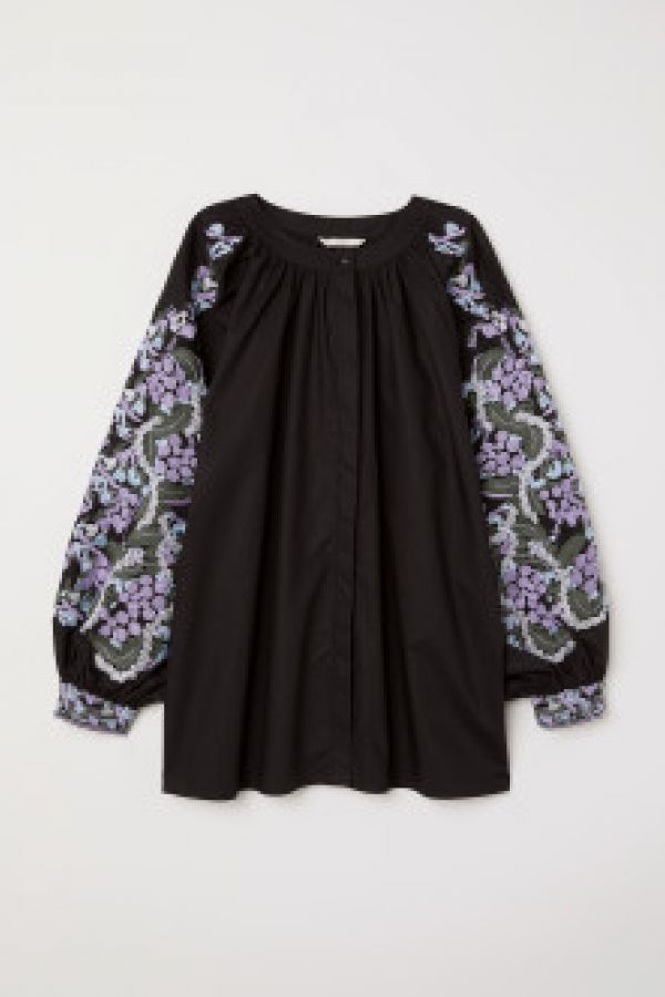  Bluza cu broderie
