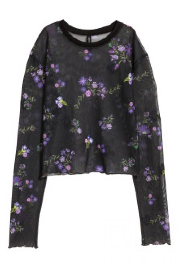  Bluza scurta de plasa