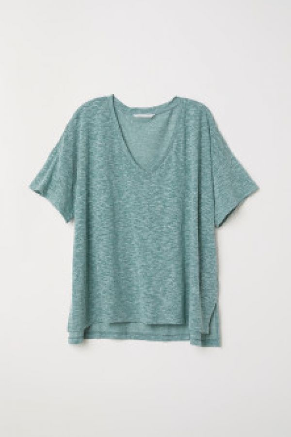  Bluza cu decolteu in V