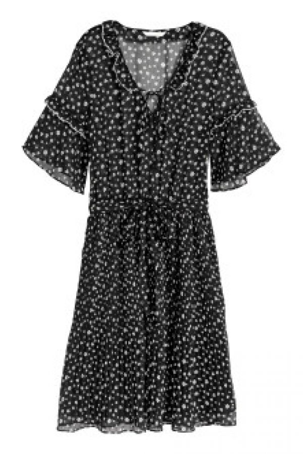  Rochie de sifon cu motive