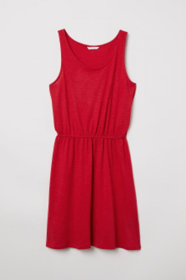  Sleeveless jersey dress