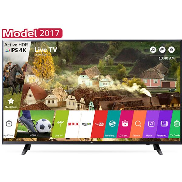  Televizor LED Smart Ultra HD, webOS 3.5, 139cm, LG 55UJ620V