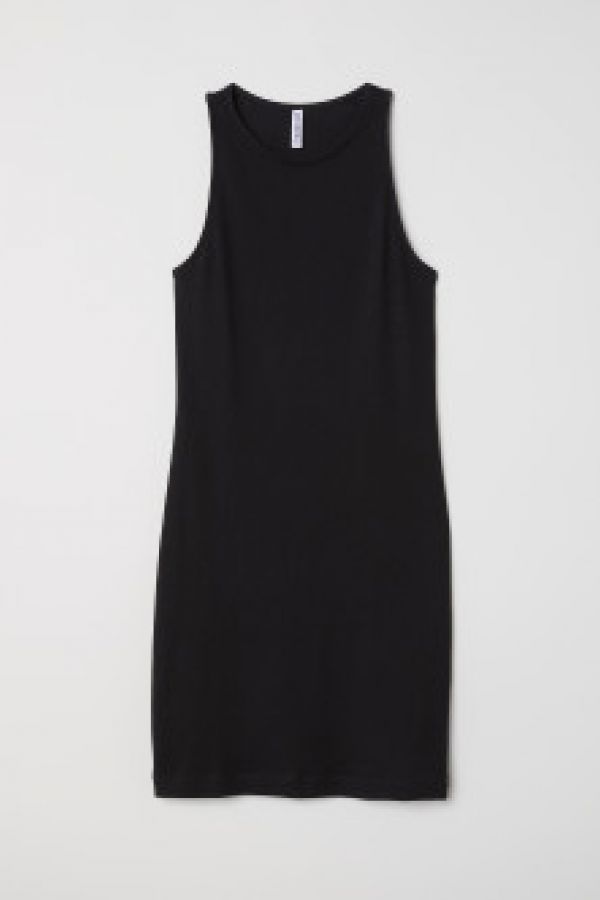  Rochie de jerseu fara maneci