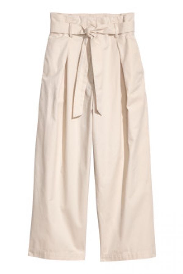  Pantaloni largi de bumbac