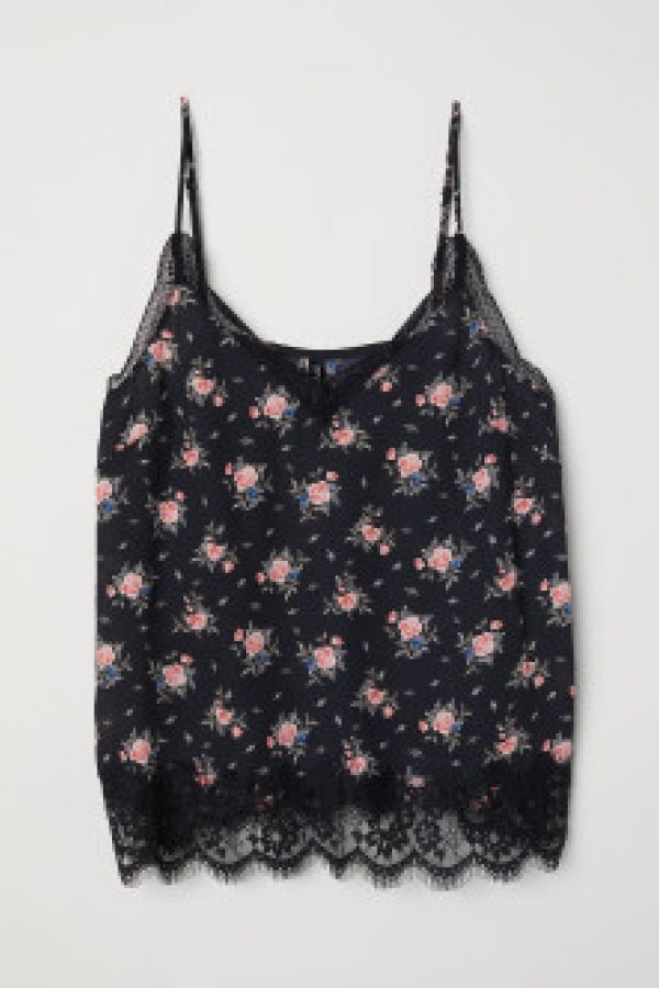  Top scurt de satin
