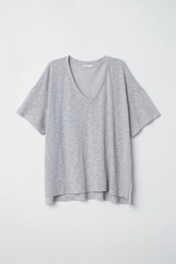  Bluza cu decolteu in V