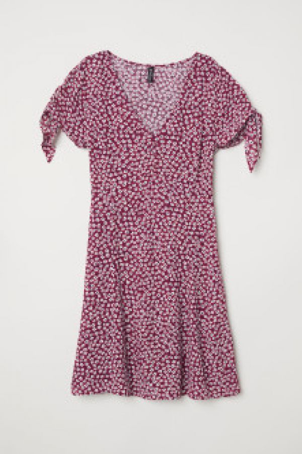  Rochie cu decolteu in V