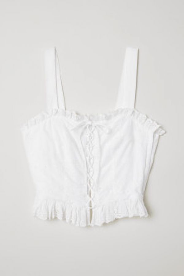  Bluza cu broderie englezeasca