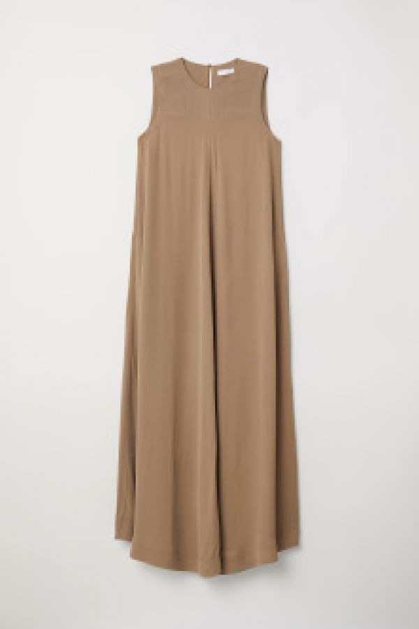  Rochie maxi cu buzunare