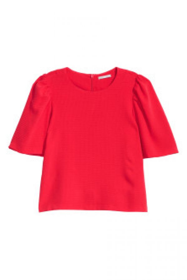  Bluza cu maneci bufante