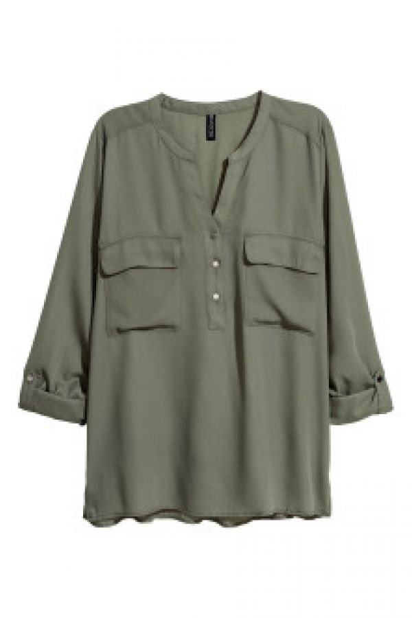  Bluza cu decolteu in V