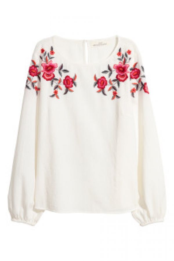  Bluza cu broderie