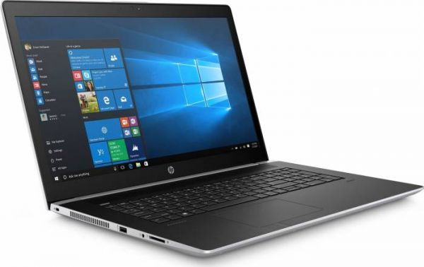  Laptop HP ProBook 470 G5 Intel Core Kaby Lake R 8th Gen i5-8250U 256GB SSD 8GB nVidia GeForce 930MX 2GB Win10 Pro FPR Silver