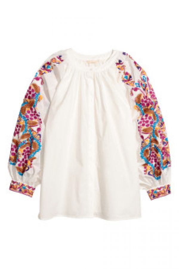  Bluza cu broderie