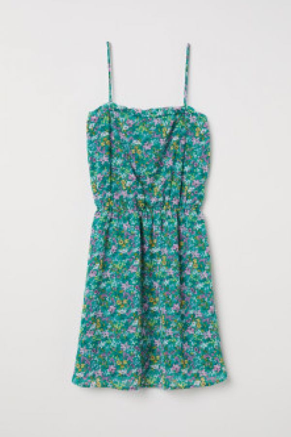  Rochie de sifon fara maneci
