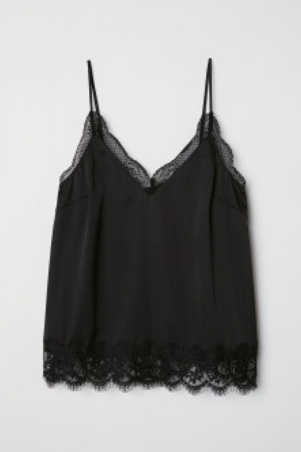  Top scurt de satin