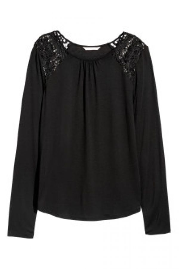  Bluza cu dantela