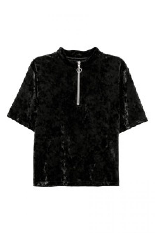  Bluza de catifea sifonata