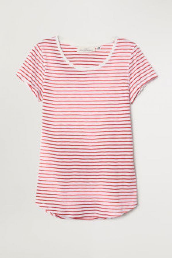  Tricou de jerseu cu dungi