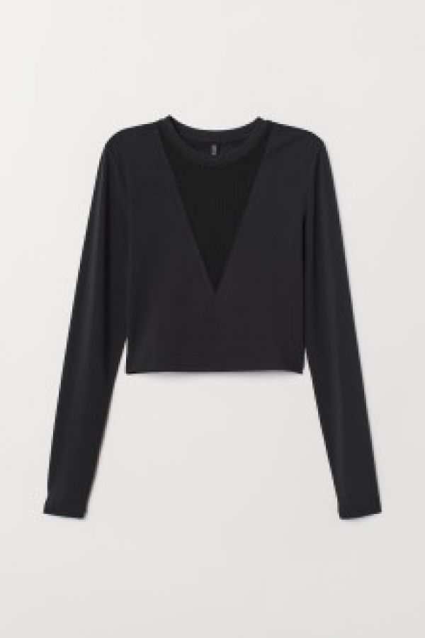  Bluza scurta de jerseu
