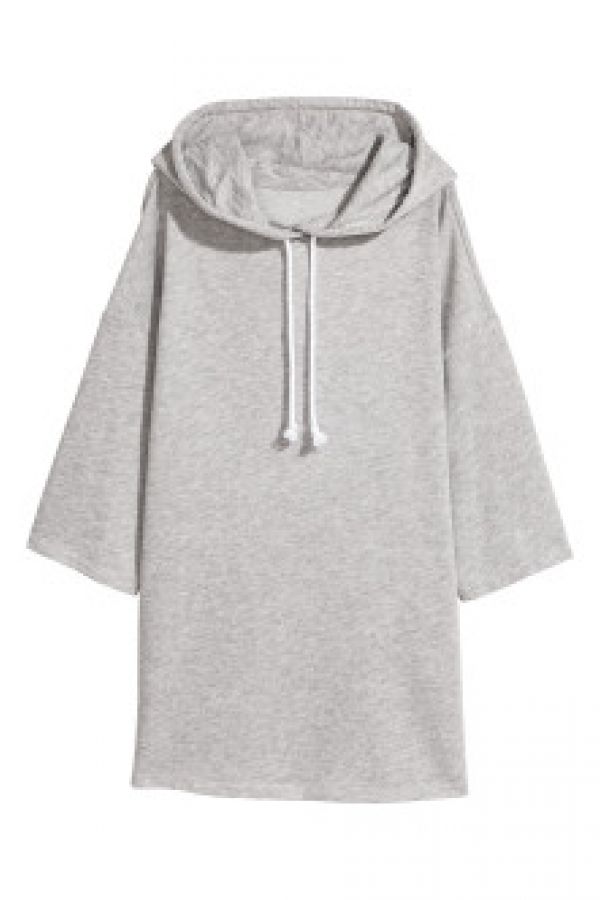 Rochie de molton cu gluga