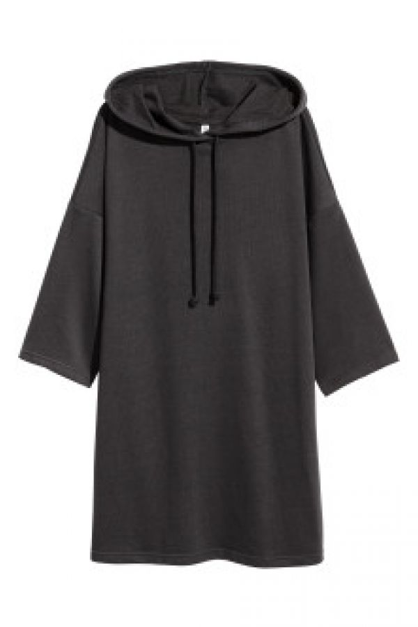  Rochie de molton cu gluga