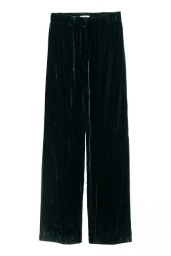  Pantaloni largi de catifea