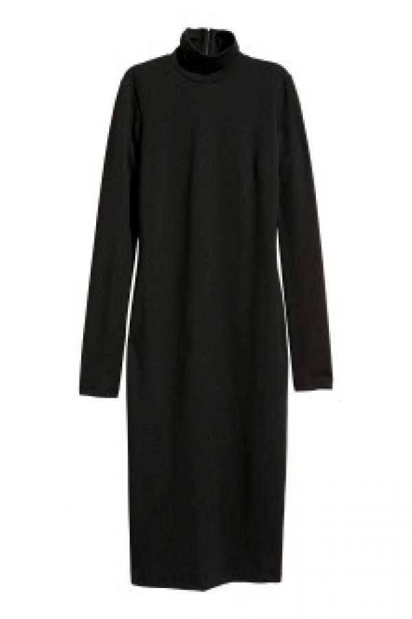  Rochie cu guler inalt