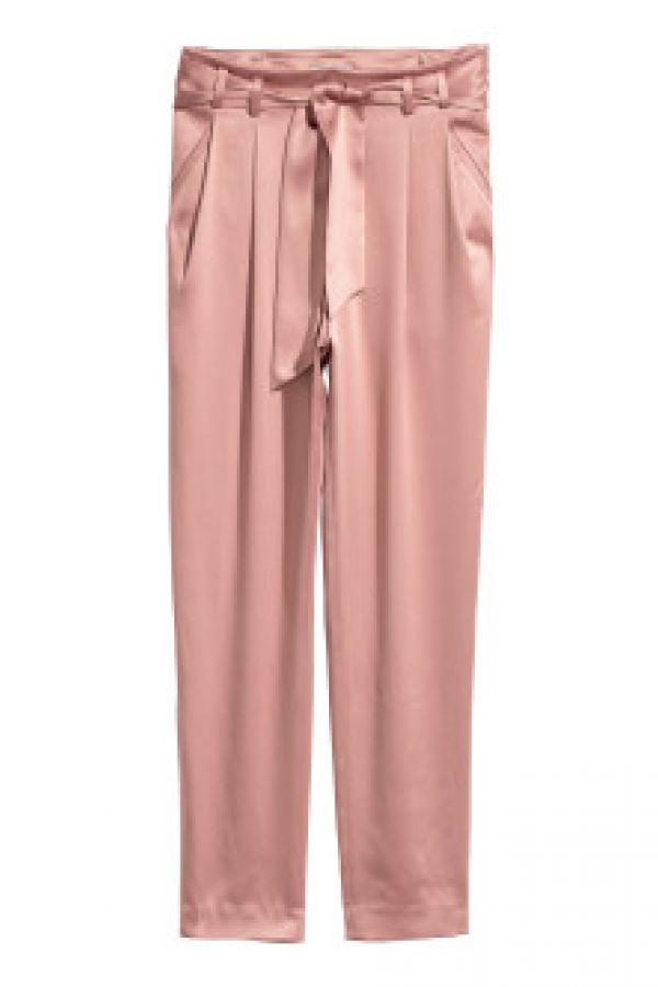  Pantaloni de satin