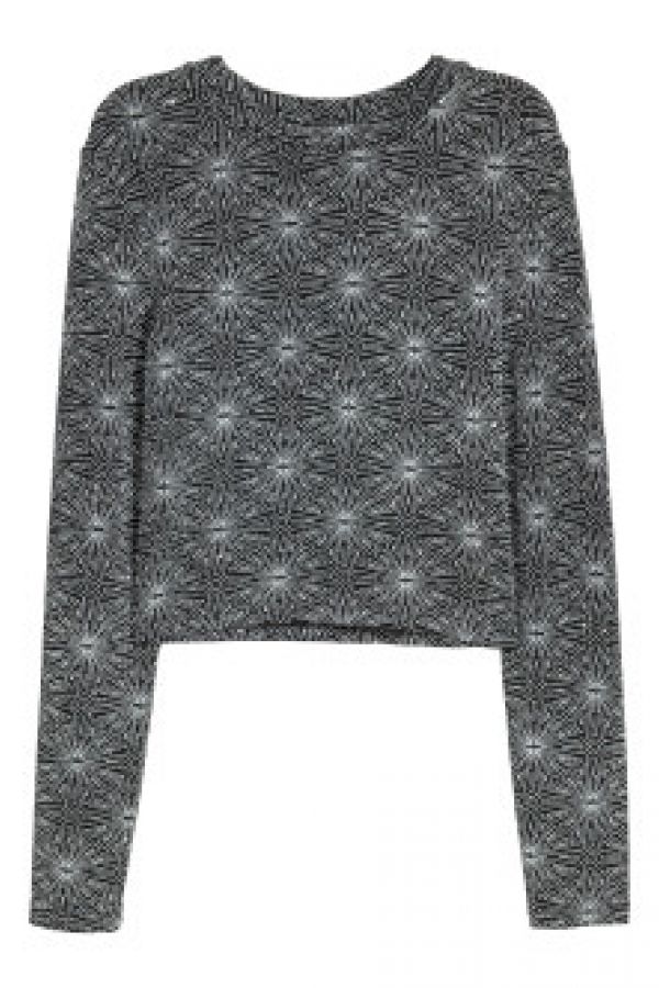  Bluza de jerseu stralucitor