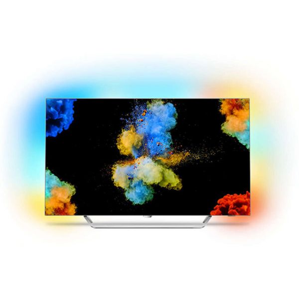  Televizor OLED Smart Ultra HD, 139cm, Android, Ambilight, PHILIPS 55POS9002