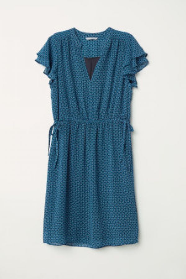  Rochie cu decolteu in V