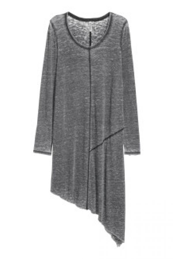  Rochie de jerseu asimetrica