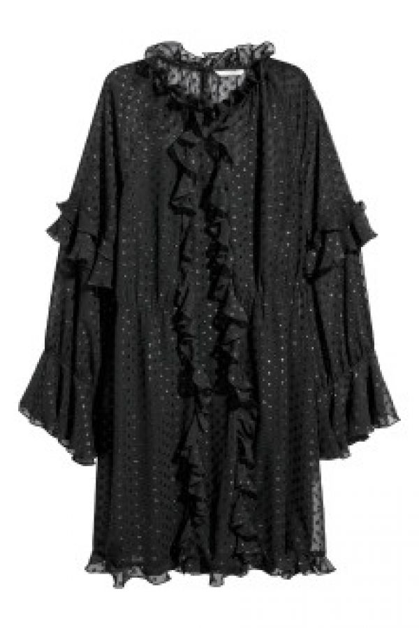  Rochie ampla cu volane
