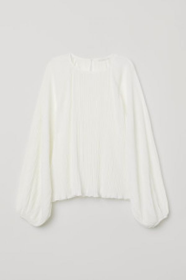  Bluza de jerseu creponat