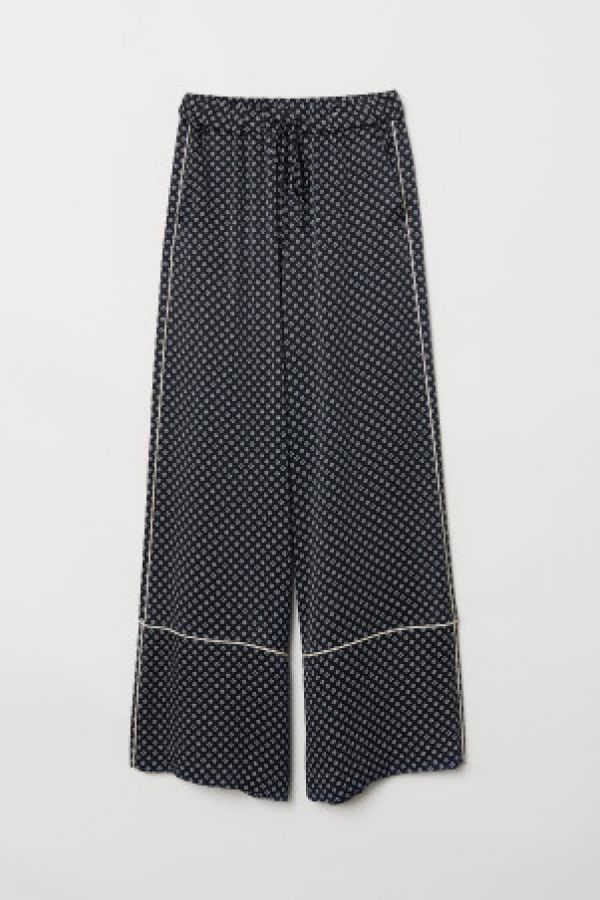  Pantaloni largi de viscoza