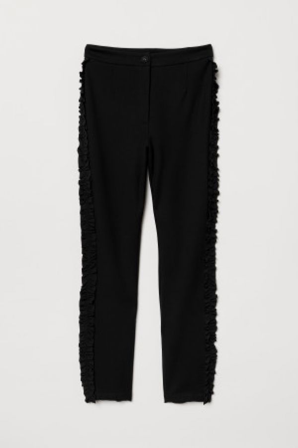  Pantaloni elastici cu volanase