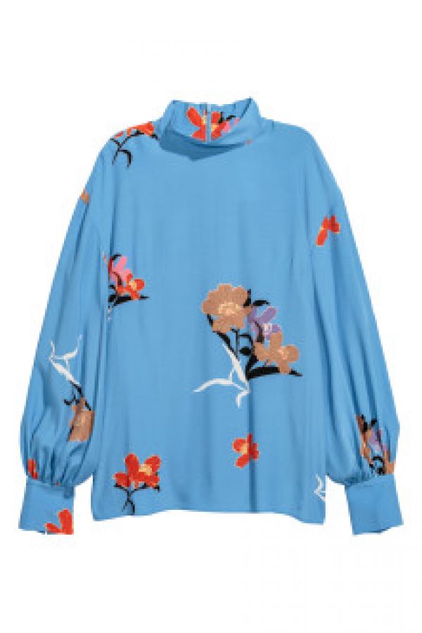  Bluza cu guler ridicat