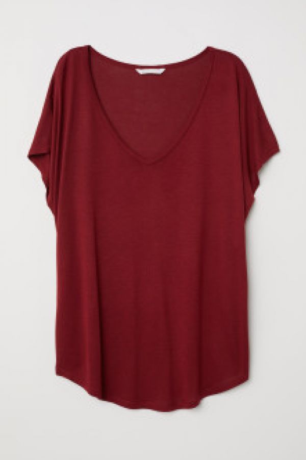  Bluza cu decolteu in V