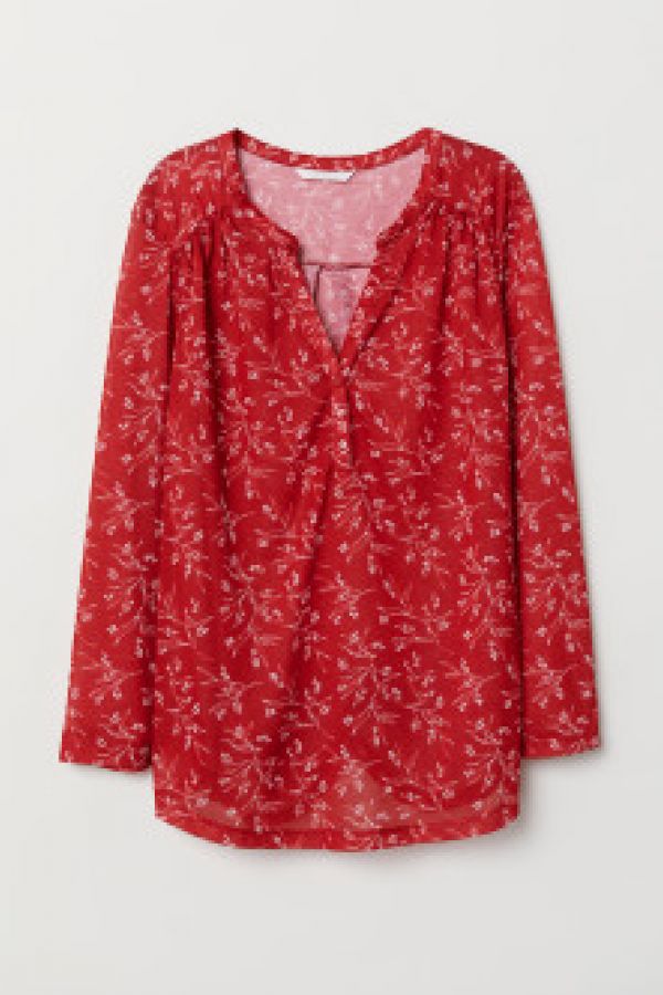  Bluza cu decolteu in V