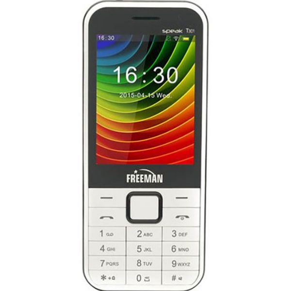  Telefon E-BODA FREEMAN SPEAK T301, 32MB RAM, 2G, Dual SIM, White