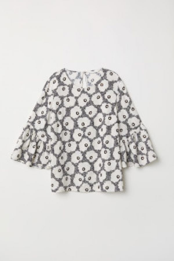  Bluza cu maneci-trompeta