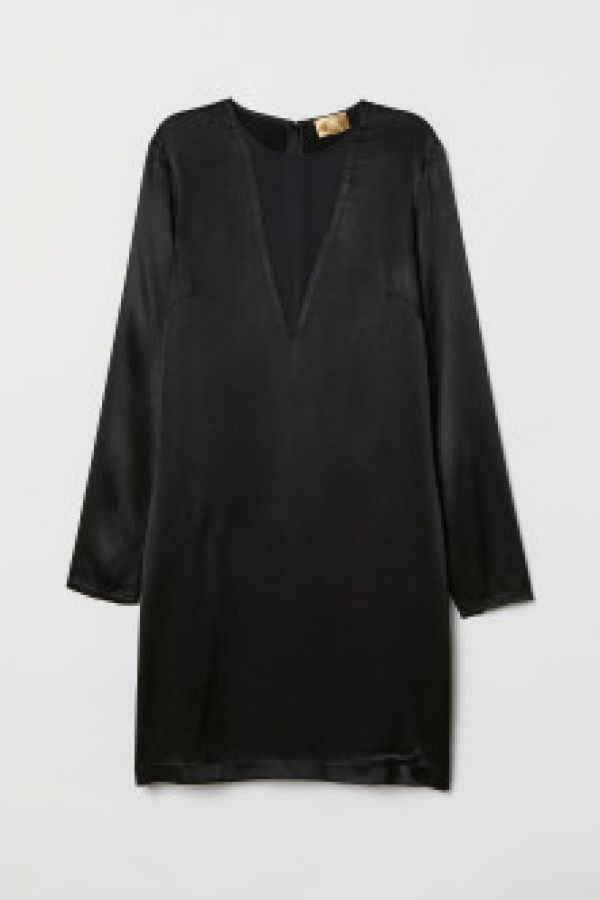  Rochie scurta de satin