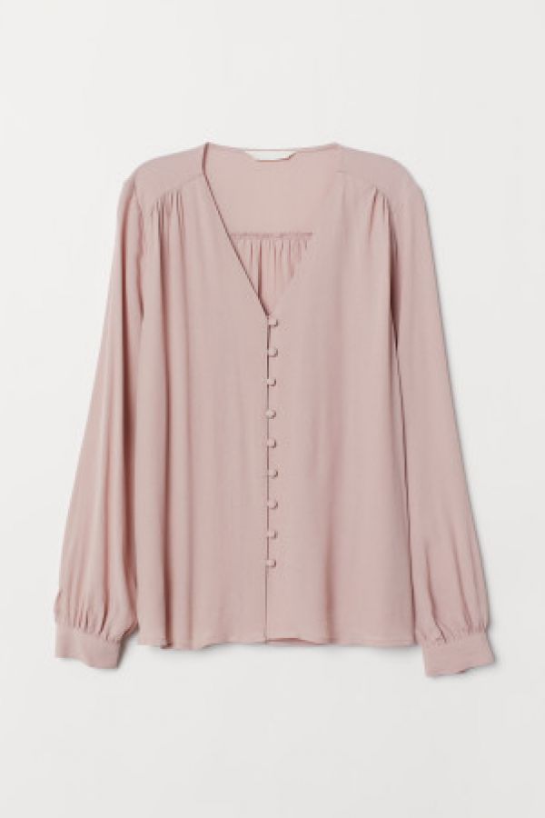  Bluza cu decolteu in V