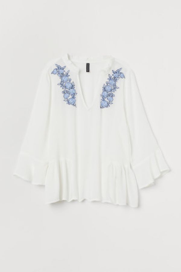  Bluza cu broderie